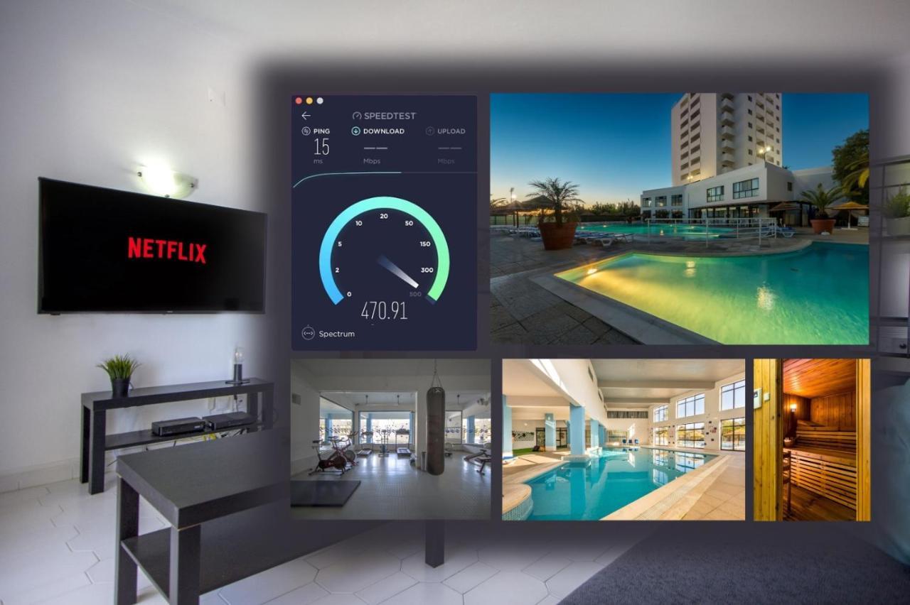 Sea View Apartment - 3 Swimming Pool & Fitness Албуфейра Екстериор снимка