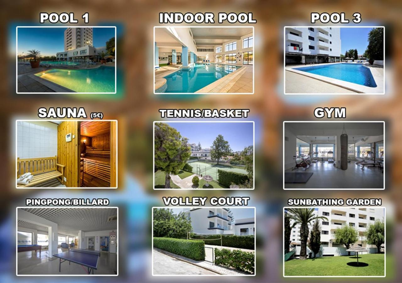 Sea View Apartment - 3 Swimming Pool & Fitness Албуфейра Екстериор снимка